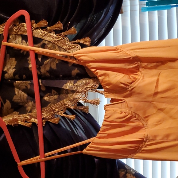 💕BOGO💕Peach slip dress - Picture 2 of 2